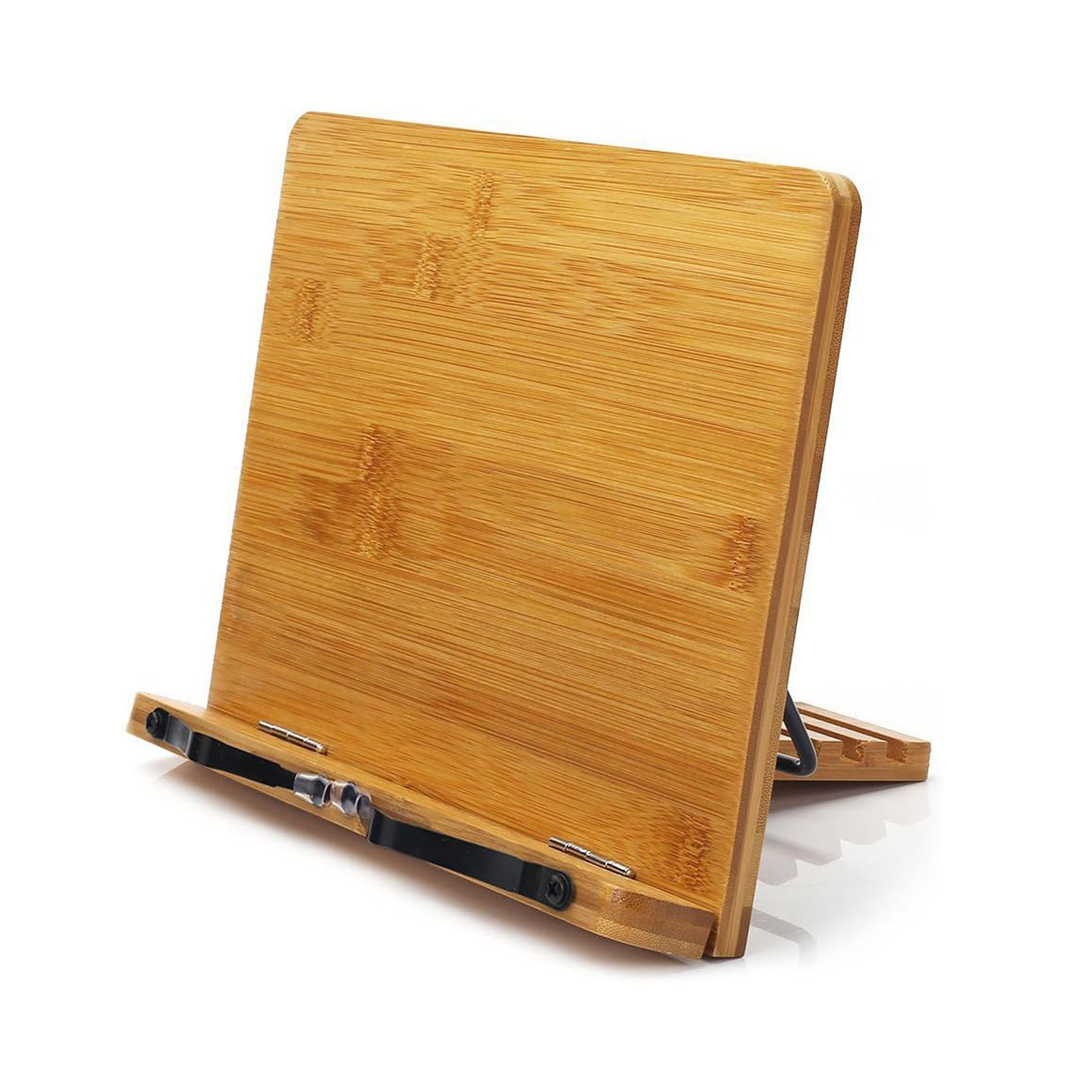 Book Stand Bamboo Sq